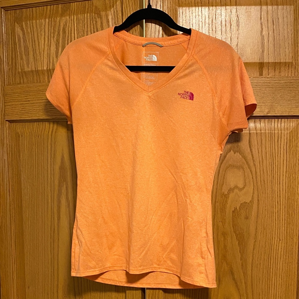The North Face Women's Short Sleeve Tee in Orange